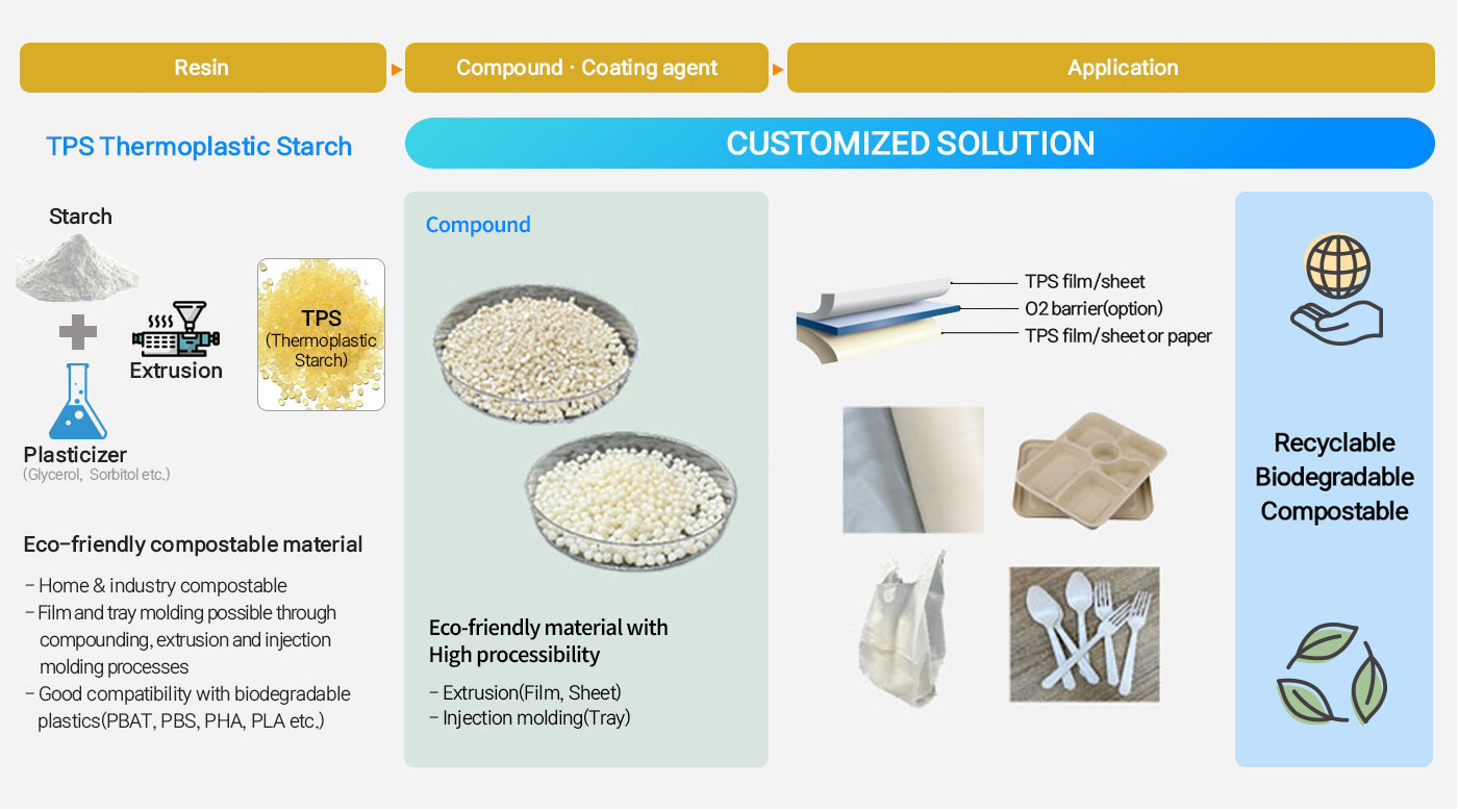 Biodegradable Plastics and Functional Coatings Based on Natural Starch